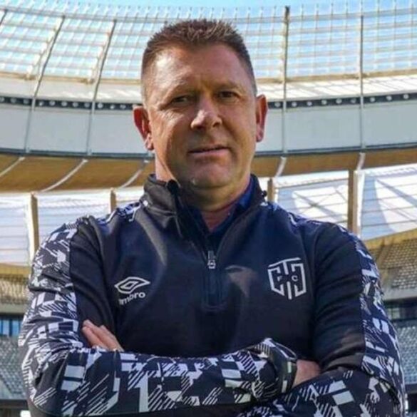 Eric Tinkler, entraîneur sud-africain.