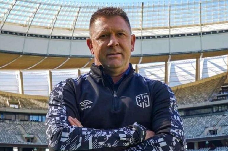 Eric Tinkler, entraîneur sud-africain.