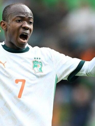 Malick Yalcouyé sous le maillot de la Côte d’Ivoire