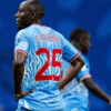 Edo Kayembe avec les Léopards de la RDC, qui pourraient jouer sans public au Stade des Martyrs.