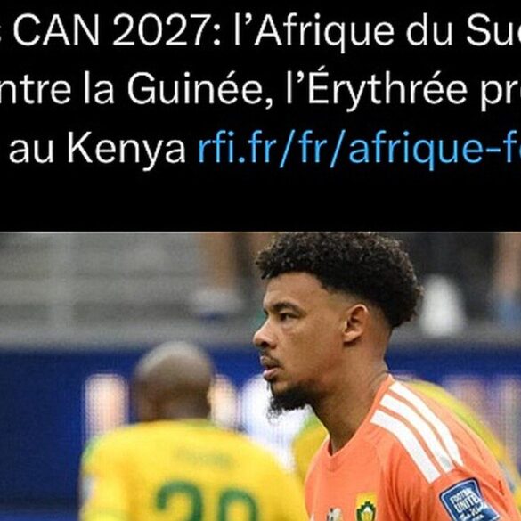 Ronwen Williams avec le maillot de l’Afrique du Sud