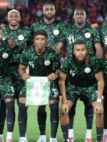 Super Eagles du Nigeria photo d’équipe