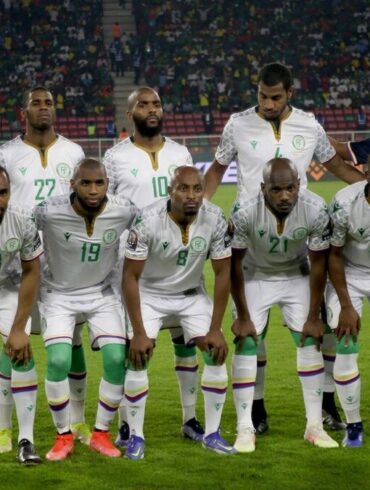 Équipe nationale des Comores avant un match