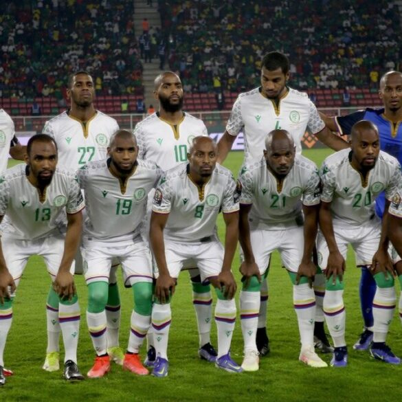 Équipe nationale des Comores avant un match