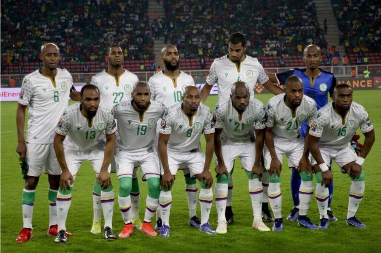 Équipe nationale des Comores avant un match