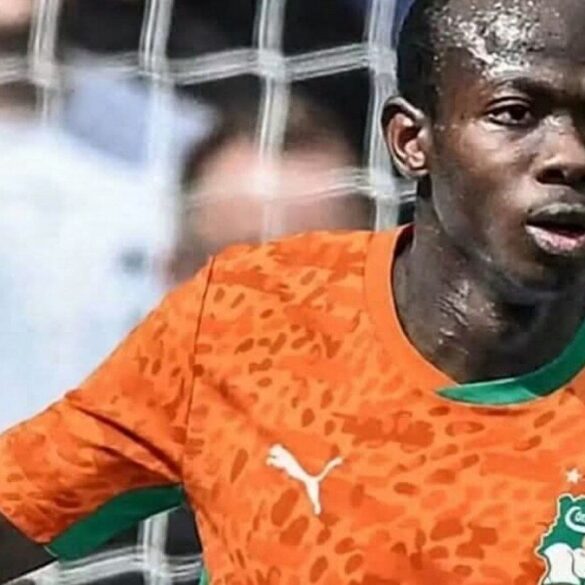 Malick Yalcouyé avec la Côte d’Ivoire lors des éliminatoires de la CAN 2027.