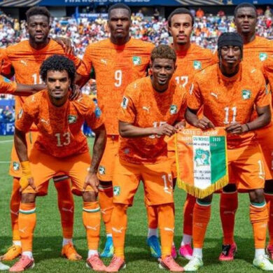 La sélection de Côte d’Ivoire. Les Éléphants doivent recevoir le Ghana à Bouaké le 24 septembre en éliminatoires de la CAN 2027.