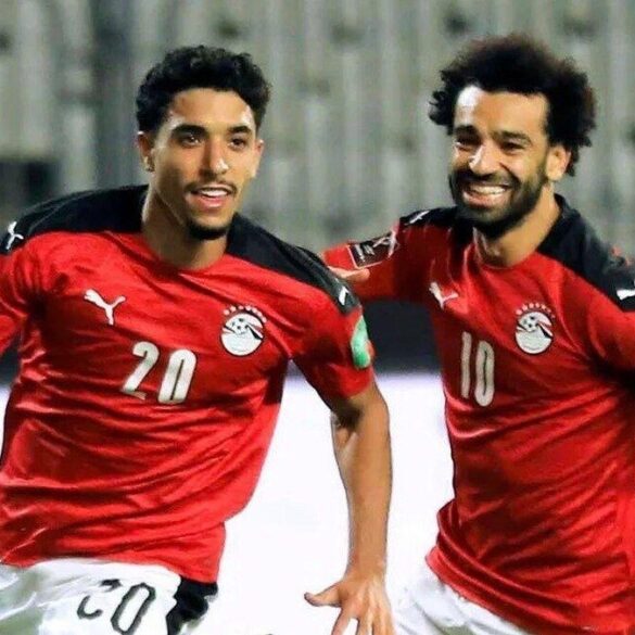 Mohamed Salah et Omar Marmoush avec la sélection égyptienne