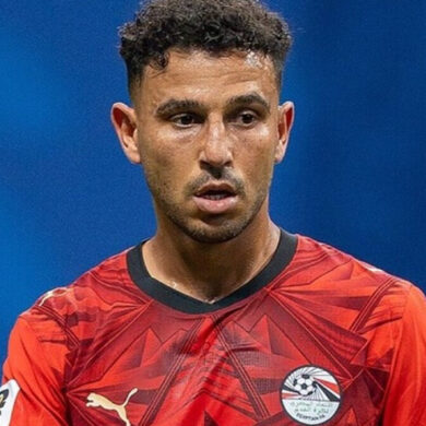 Hamdi Fathi avec la sélection égyptienne.
