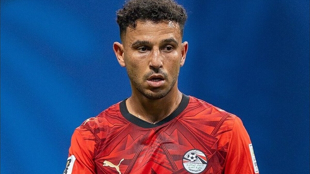 Hamdi Fathi avec la sélection égyptienne.