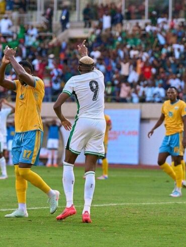 Le Nigeria lors d’une rencontre internationale, photo d’archive