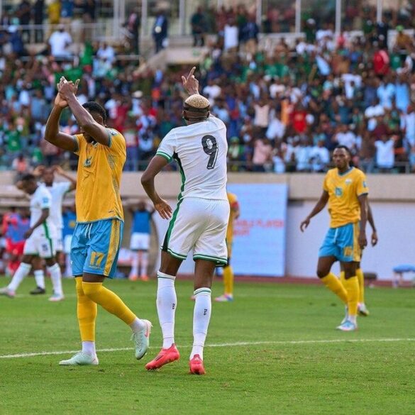 Le Nigeria lors d’une rencontre internationale, photo d’archive