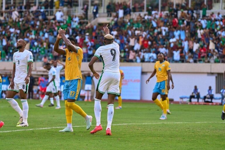 Le Nigeria lors d’une rencontre internationale, photo d’archive
