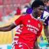 Un joueur d’Asante Kotoko lors d’un match de championnat.