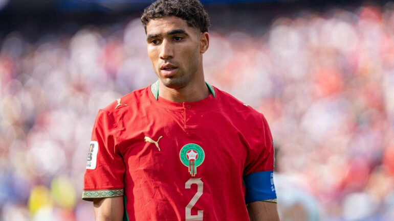 Maroc : Hakimi reprend l’entraînement, mais sera absent face au Gabon