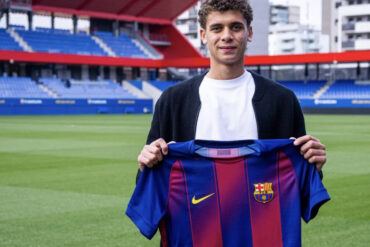Hamza Abdelkarim avec le FC Barcelone. Le jeune Égyptien vient d’enchaîner cinq matchs sur le banc sans entrer en jeu.