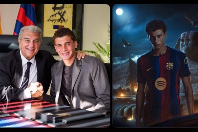 Hamza Abdelkarim est désormais lié au FC Barcelone jusqu’en juin 2030.