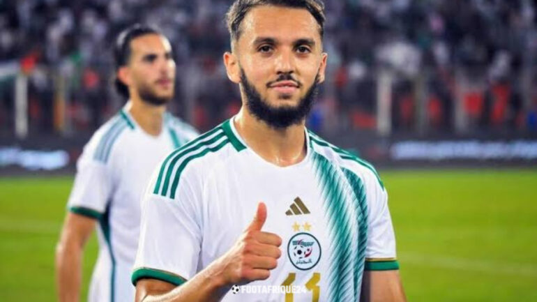 Algérie : Amine Gouiri quitte le rassemblement après une blessure à la cuisse gauche