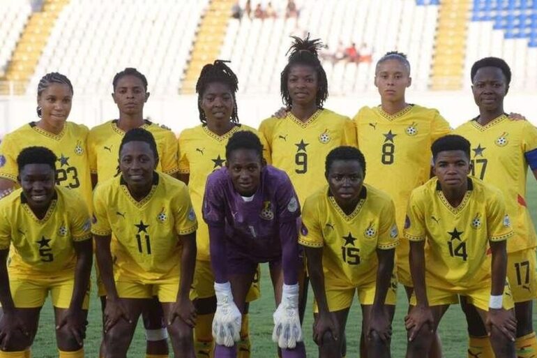 Black Queens du Ghana avant un match