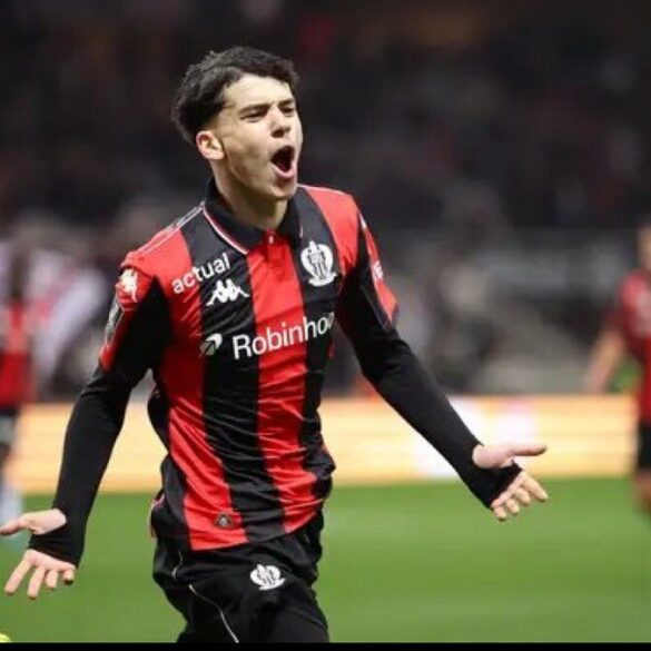 Kaïl Boudache sous les couleurs de l’Olympique Lyonnais, qu’il a rejoint durant l’été 2026.