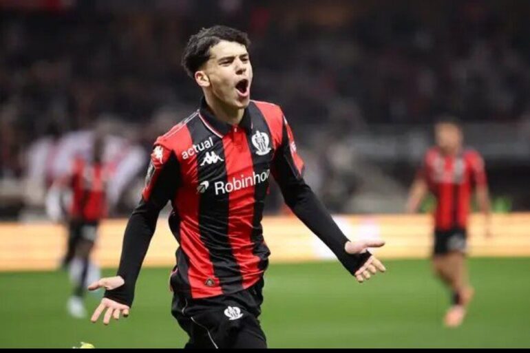 Kaïl Boudache sous les couleurs de l’Olympique Lyonnais, qu’il a rejoint durant l’été 2026.