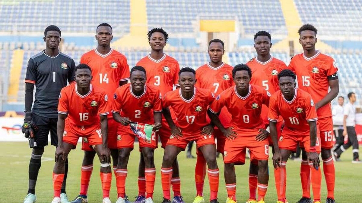 Les Rising Stars du Kenya U20. La sélection kényane est éliminée après un nul 1-1 contre le Soudan du Sud.