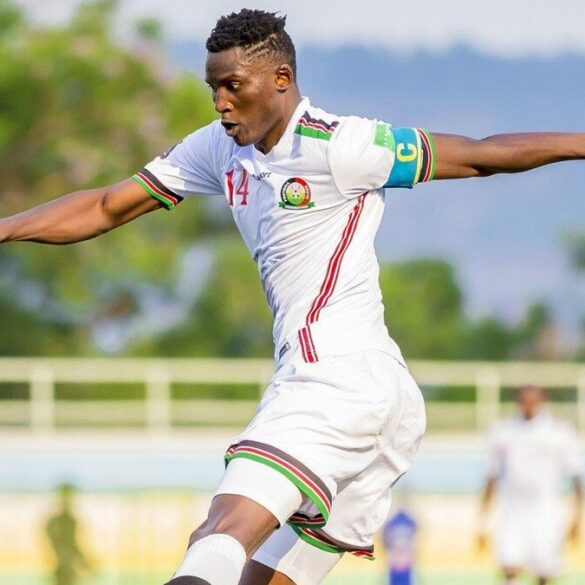 Michael Olunga, capitaine des Harambee Stars.