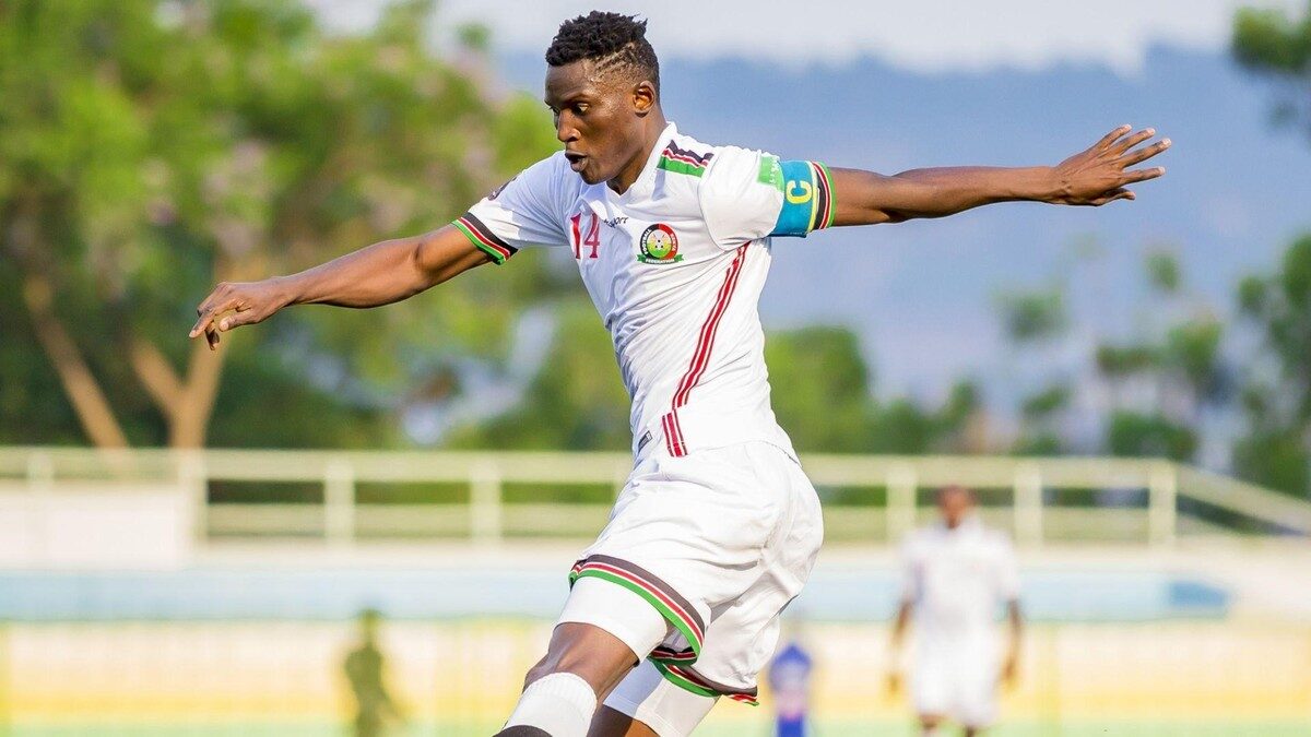 Michael Olunga, capitaine des Harambee Stars.