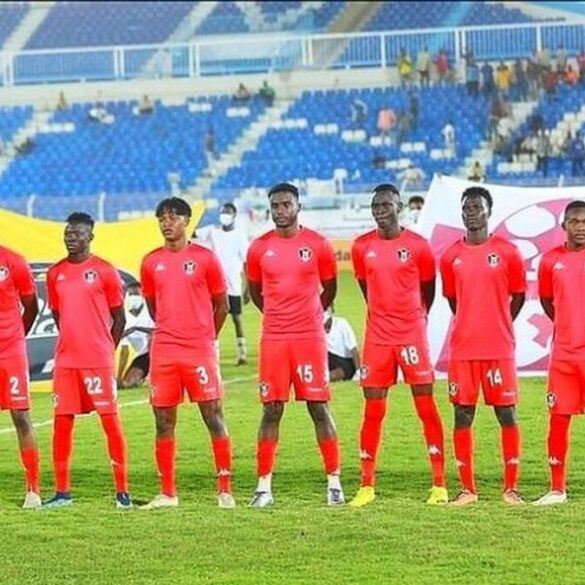 Équipe du Soudan U20 avant un match