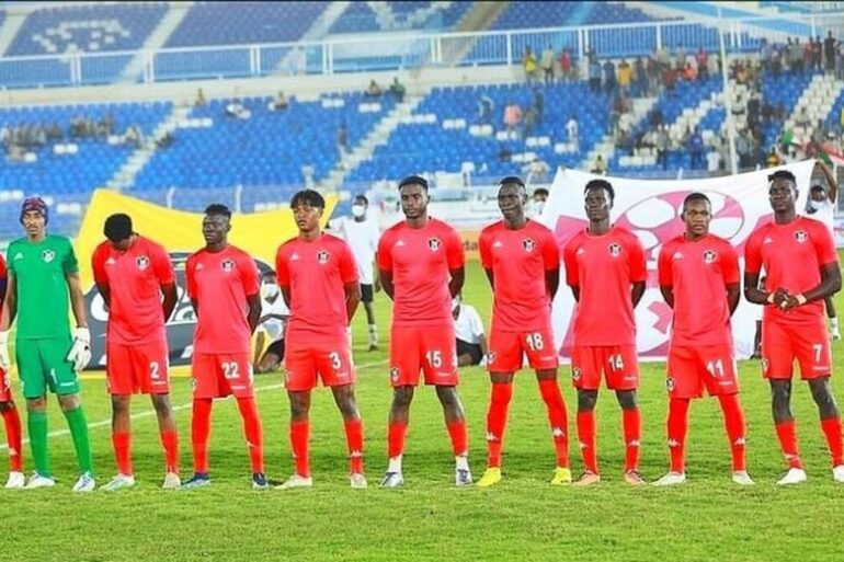 Équipe du Soudan U20 avant un match
