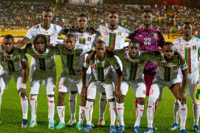 Équipe nationale du Mali avant un match