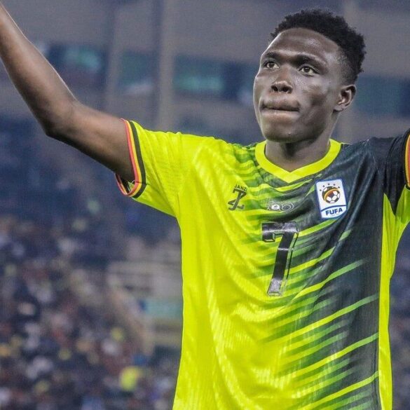 Rogers Mato sous le maillot de l’Ouganda.