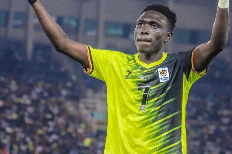 Rogers Mato sous le maillot de l’Ouganda.