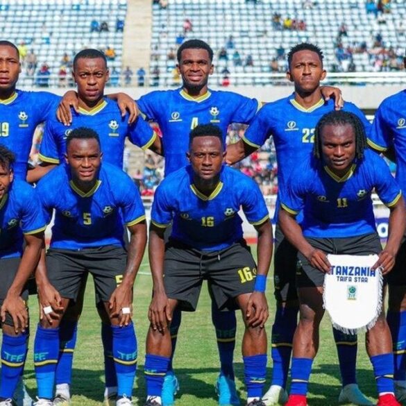 Les Taifa Stars de Tanzanie en photo d’équipe.
