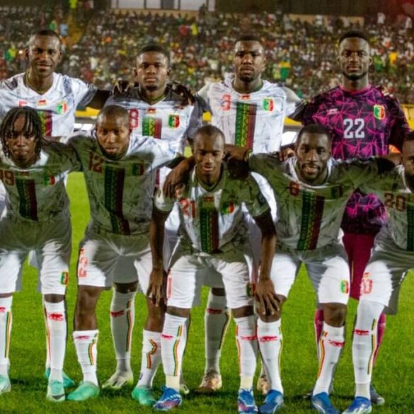 Équipe nationale du Mali avant un match