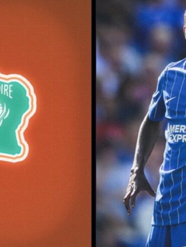 Malick Yalcouyé célèbre la victoire de Brighton à Coventry quelques jours avant son rappel avec la Côte d’Ivoire.