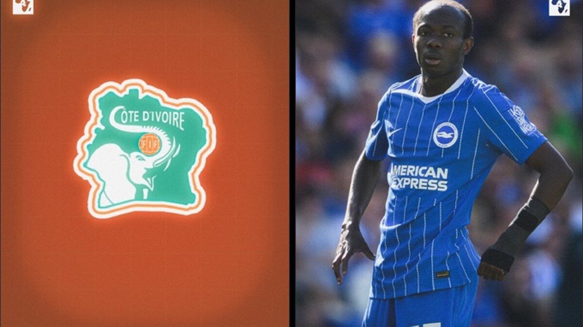 Malick Yalcouyé célèbre la victoire de Brighton à Coventry quelques jours avant son rappel avec la Côte d’Ivoire.