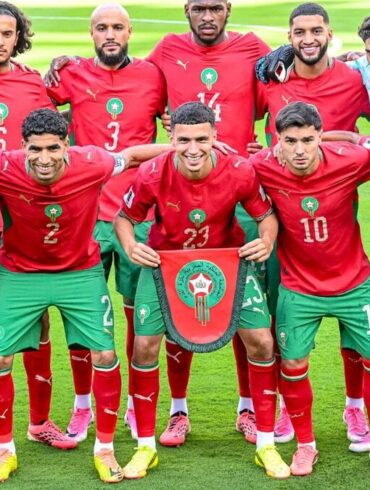 Les Lions de l’Atlas avant un match en 2026