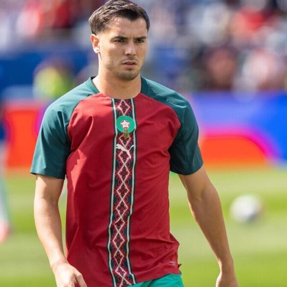 Brahim Diaz avec la sélection du Maroc