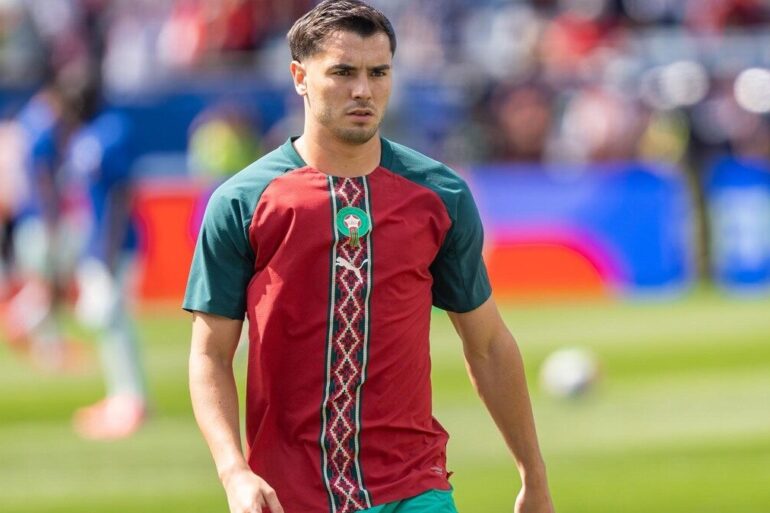 Brahim Diaz avec la sélection du Maroc