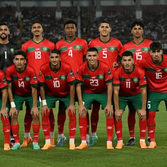 Équipe du Maroc U23 avant un match