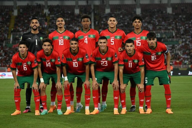 Équipe du Maroc U23 avant un match