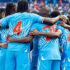 Sélection de la RDC lors d’un match international.