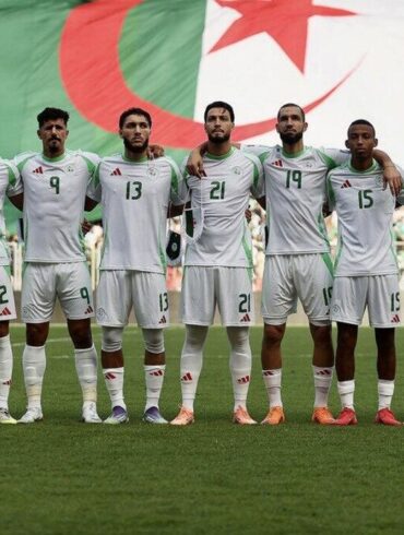 Équipe nationale d’Algérie avant un match