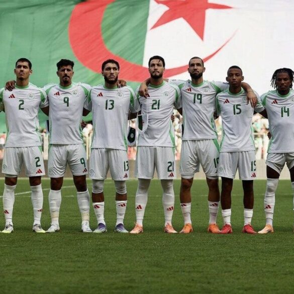 Équipe nationale d’Algérie avant un match