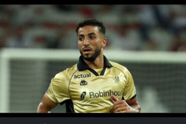 Mohamed Abdelmonem sous les couleurs de l’OGC Nice.