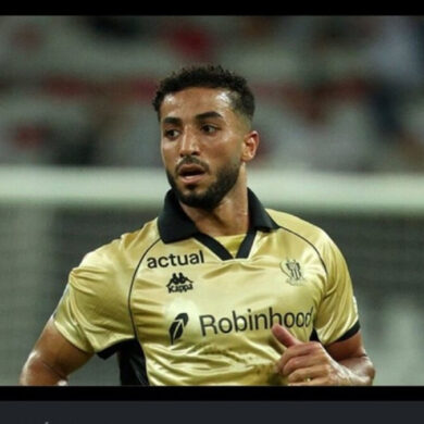 Mohamed Abdelmonem sous les couleurs de l’OGC Nice.