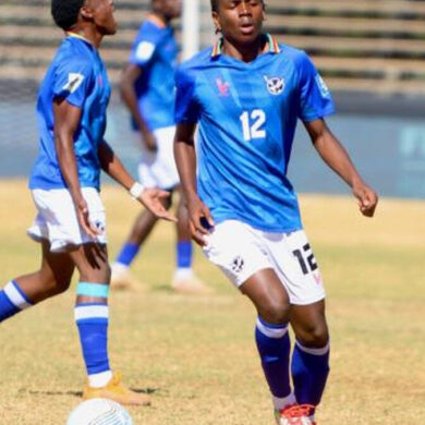 Les Young Warriors de Namibie U20. La sélection namibienne a remporté ses deux premières rencontres des qualifications COSAFA.