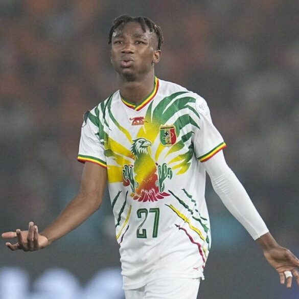 Nene Dorgeles avec la sélection du Mali
