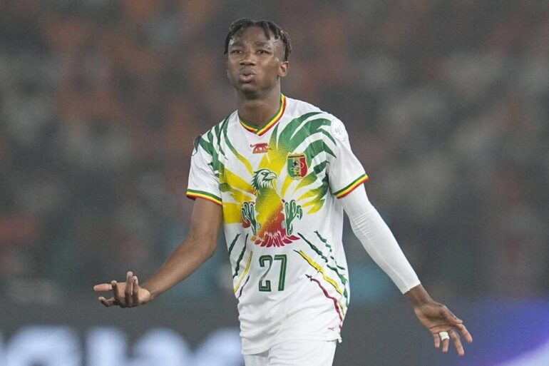 Nene Dorgeles avec la sélection du Mali
